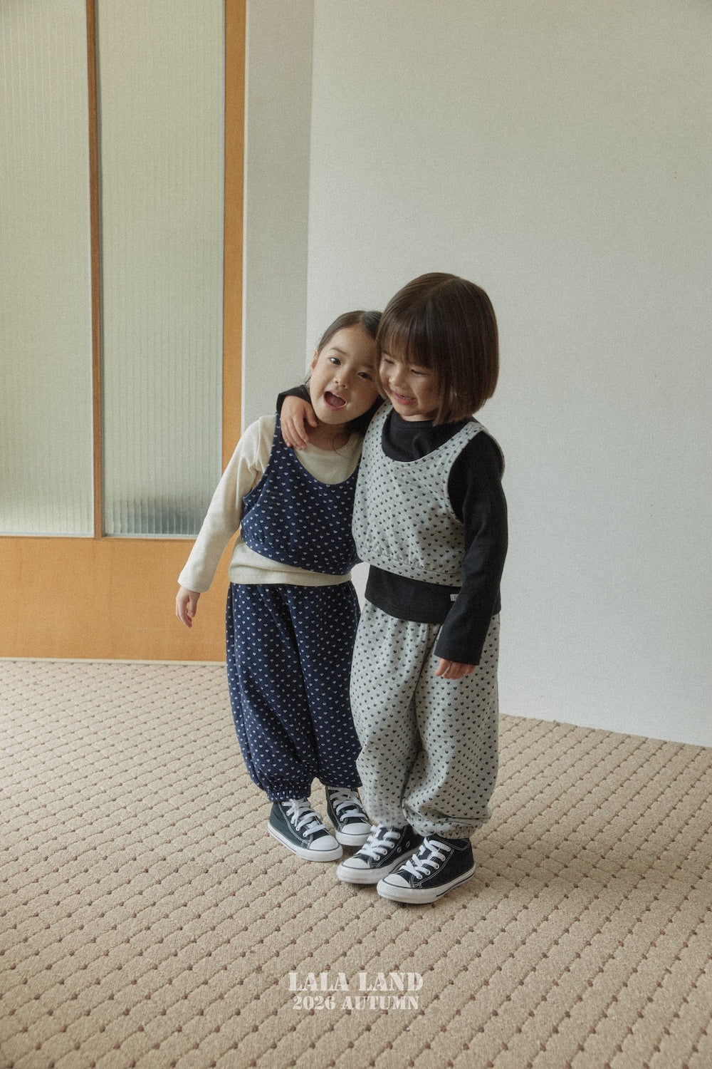 ［Lala land］Heart jogger pants