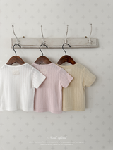 More eyelet tee