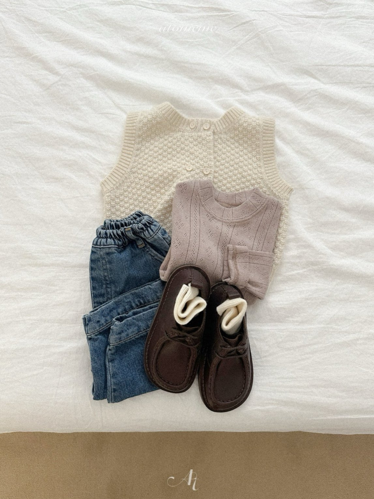 [atomeme] Bollok Knit Vest