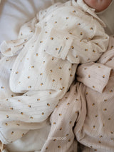 ［peekaboo］Moss newborn bodysuit set