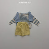 ［aou studio］French stripe tee