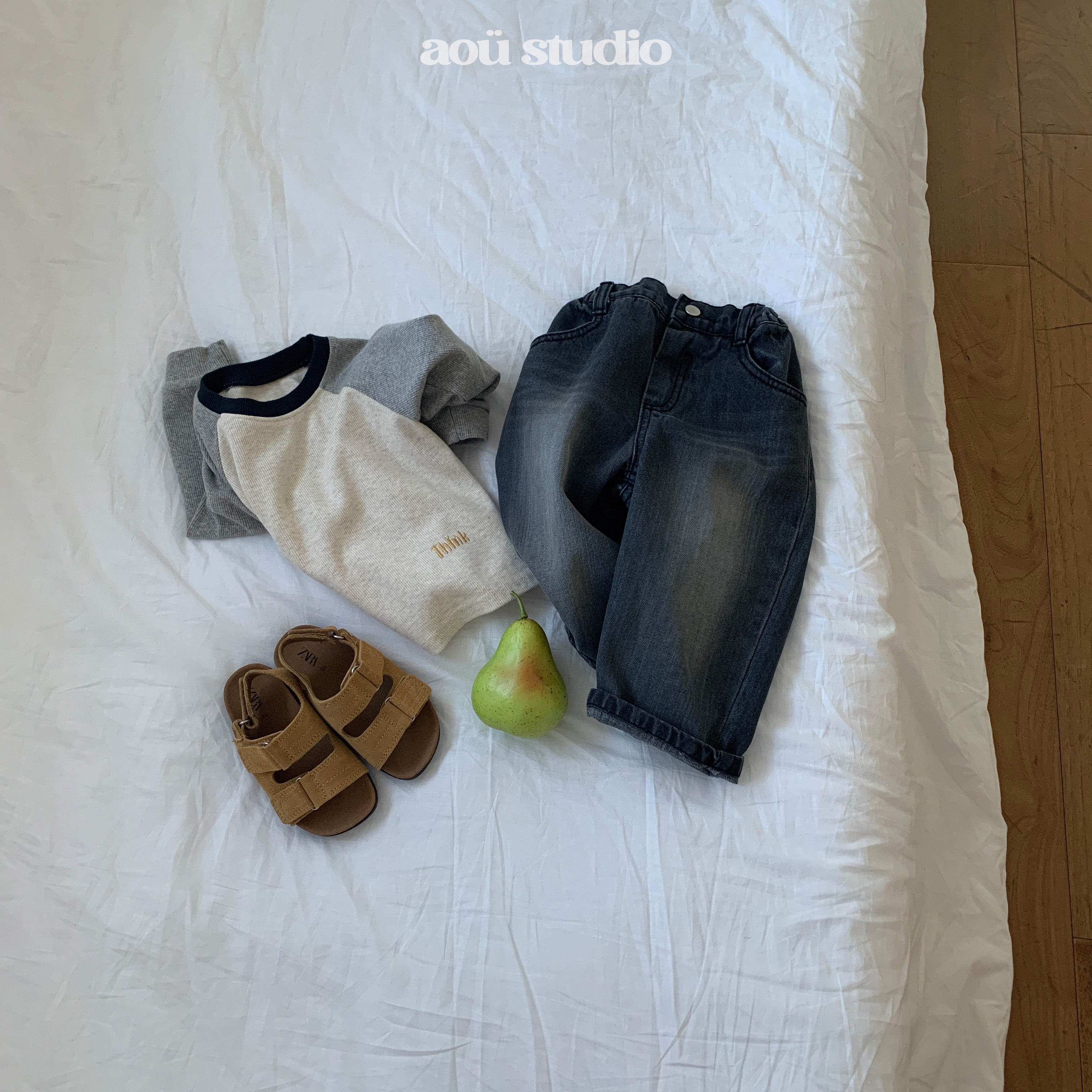 ［aou studio］Think raglan tee