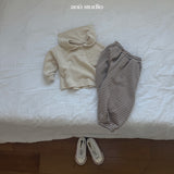 ［aou studio］Bonbon stripe jogger pants