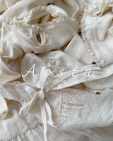 ［Aosta］Lace Cotton Open Dress