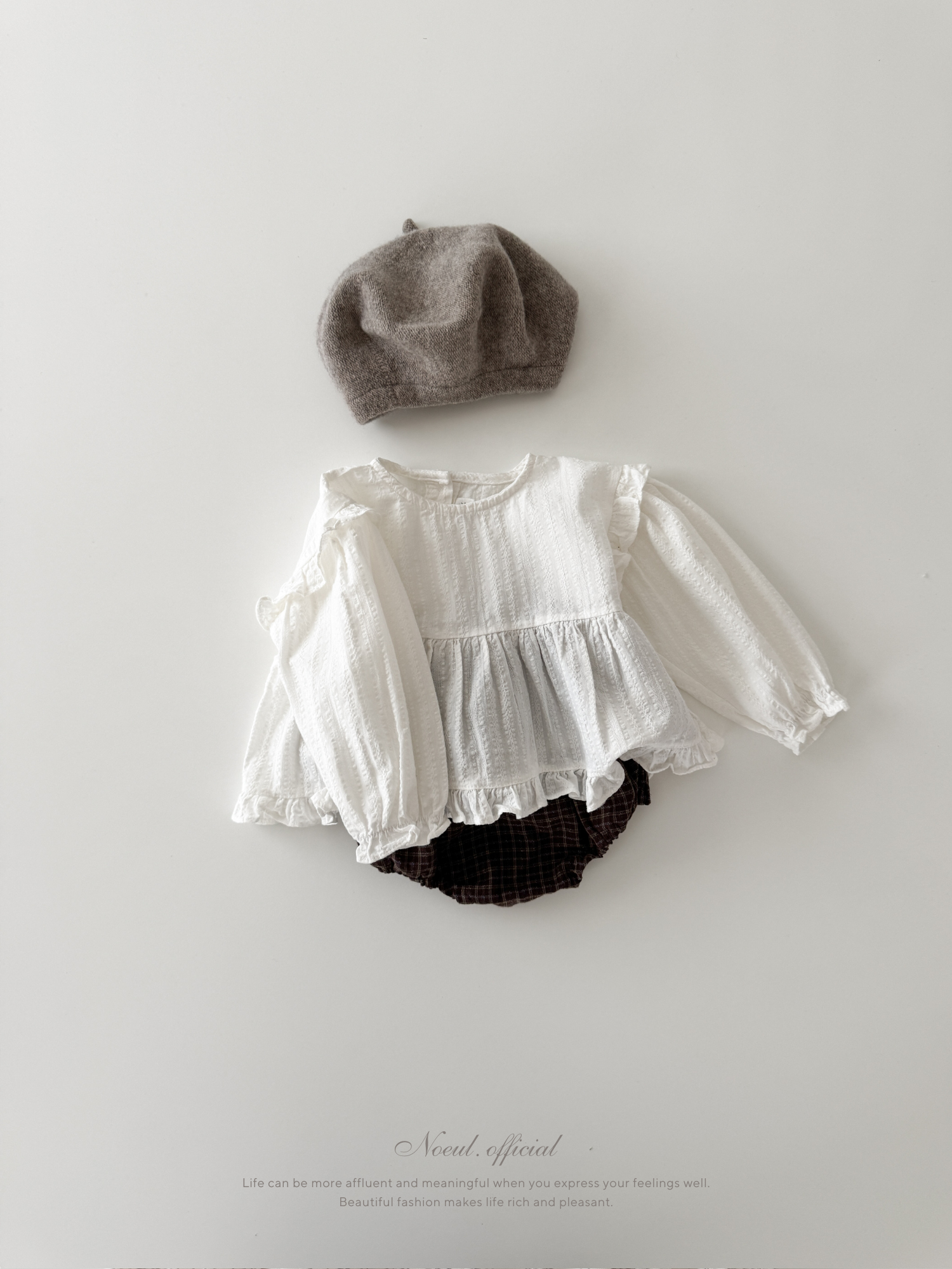 Check lace bloomer