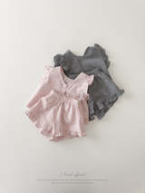 Romantic ribbon frill set