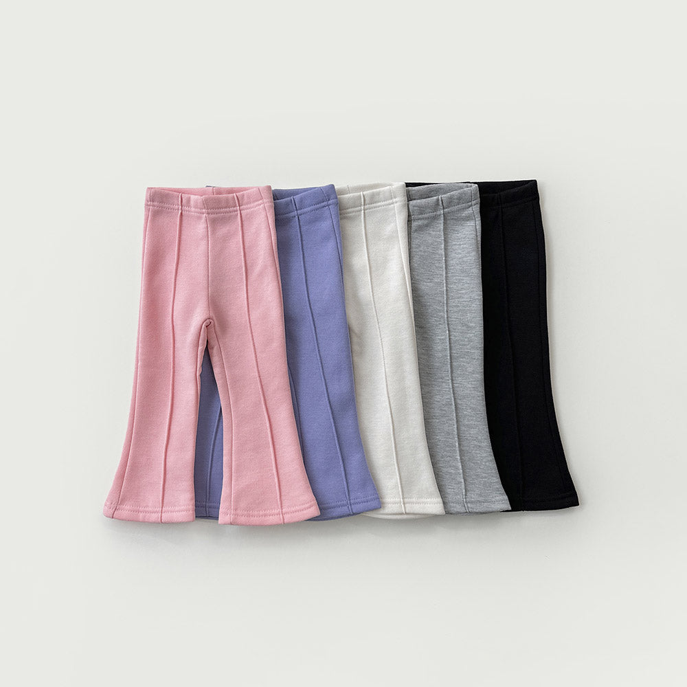 [whitesketchbook] Tuck warm flare pants