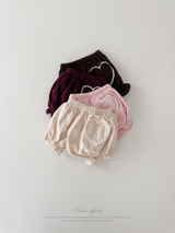 Heart corduroy frill bloomer