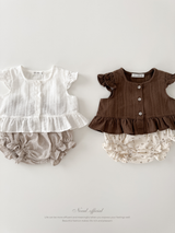 Petit puff frill blouse
