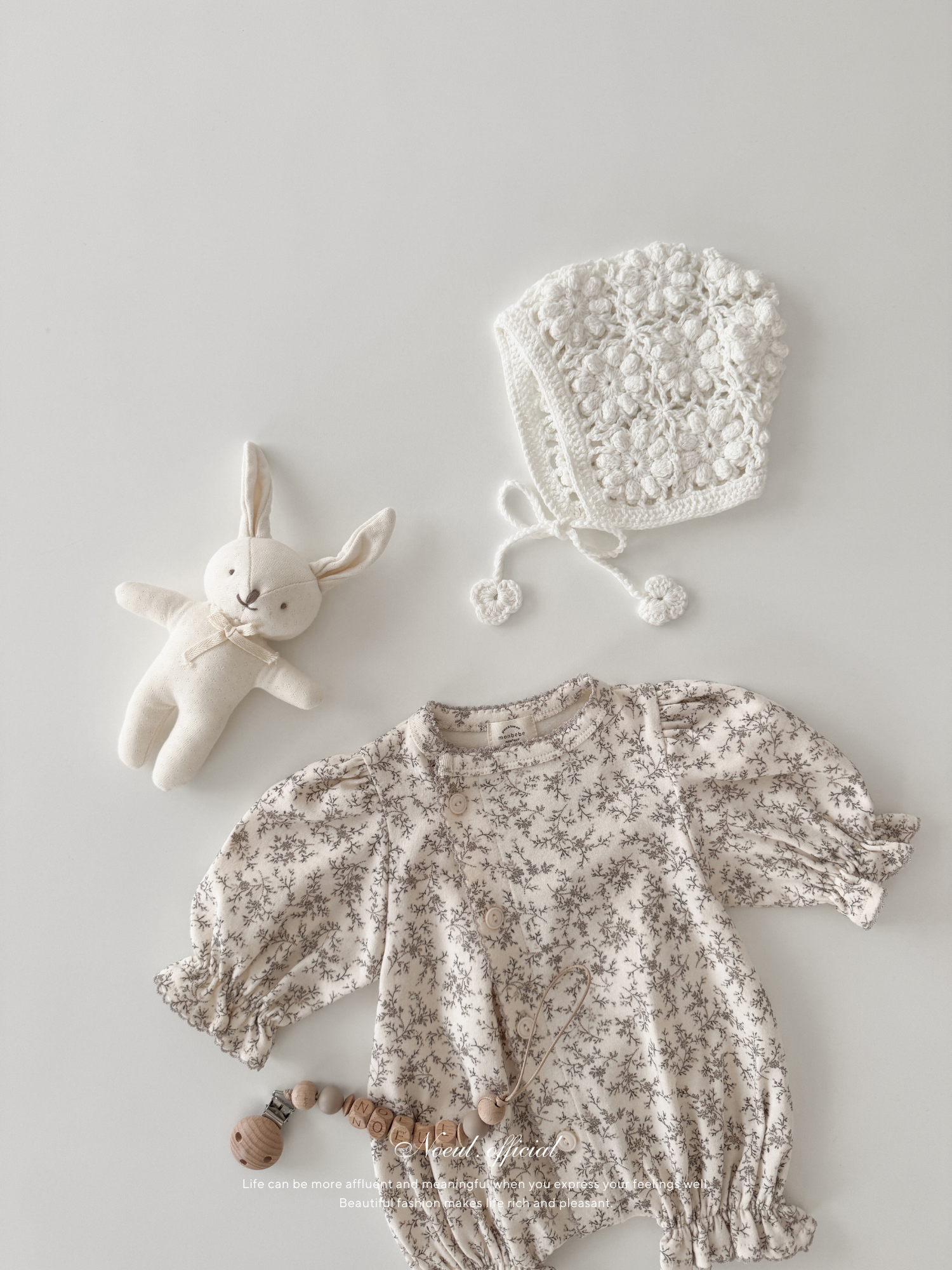 Flower glowly rompers