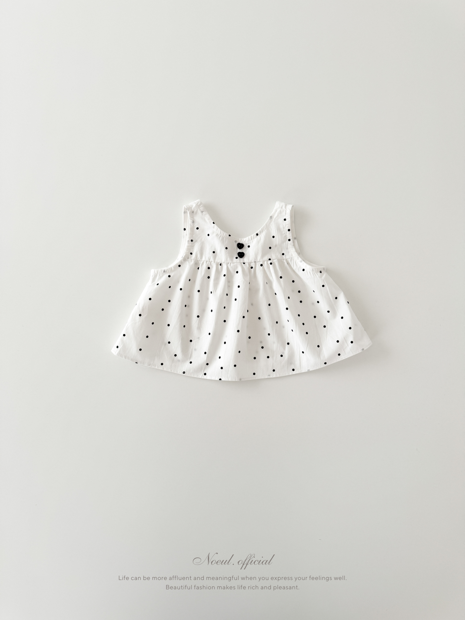 Bubble sleeveless blouse (baby)