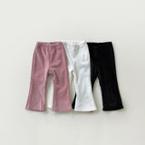 [whitesketchbook] Flare mink rib pants