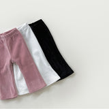 [whitesketchbook] Flare mink rib pants