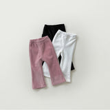 [whitesketchbook] Flare mink rib pants