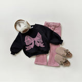 [whitesketchbook] Flare mink rib pants
