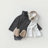 [whitesketchbook] Flare mink rib pants