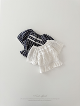Vivi lace puff blouse
