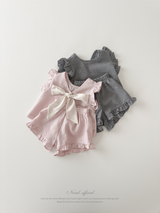 Romantic ribbon frill set