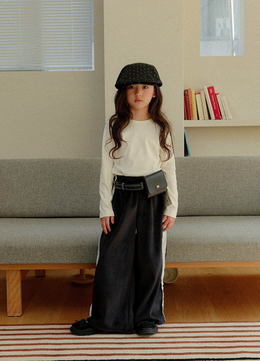 [whitesketchbook] Lace velvet pants