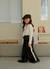 [whitesketchbook] Lace velvet pants