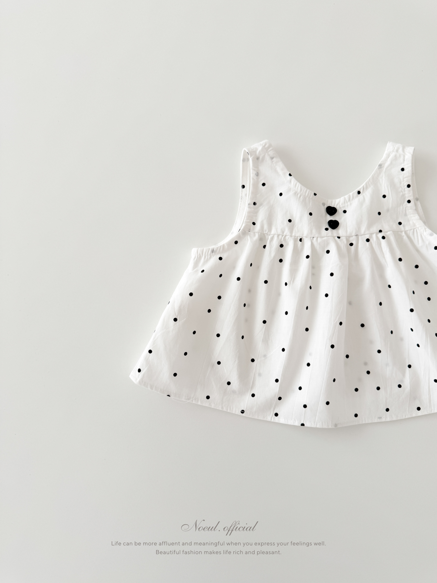 Bubble sleeveless blouse (baby)