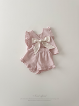 Romantic ribbon frill set