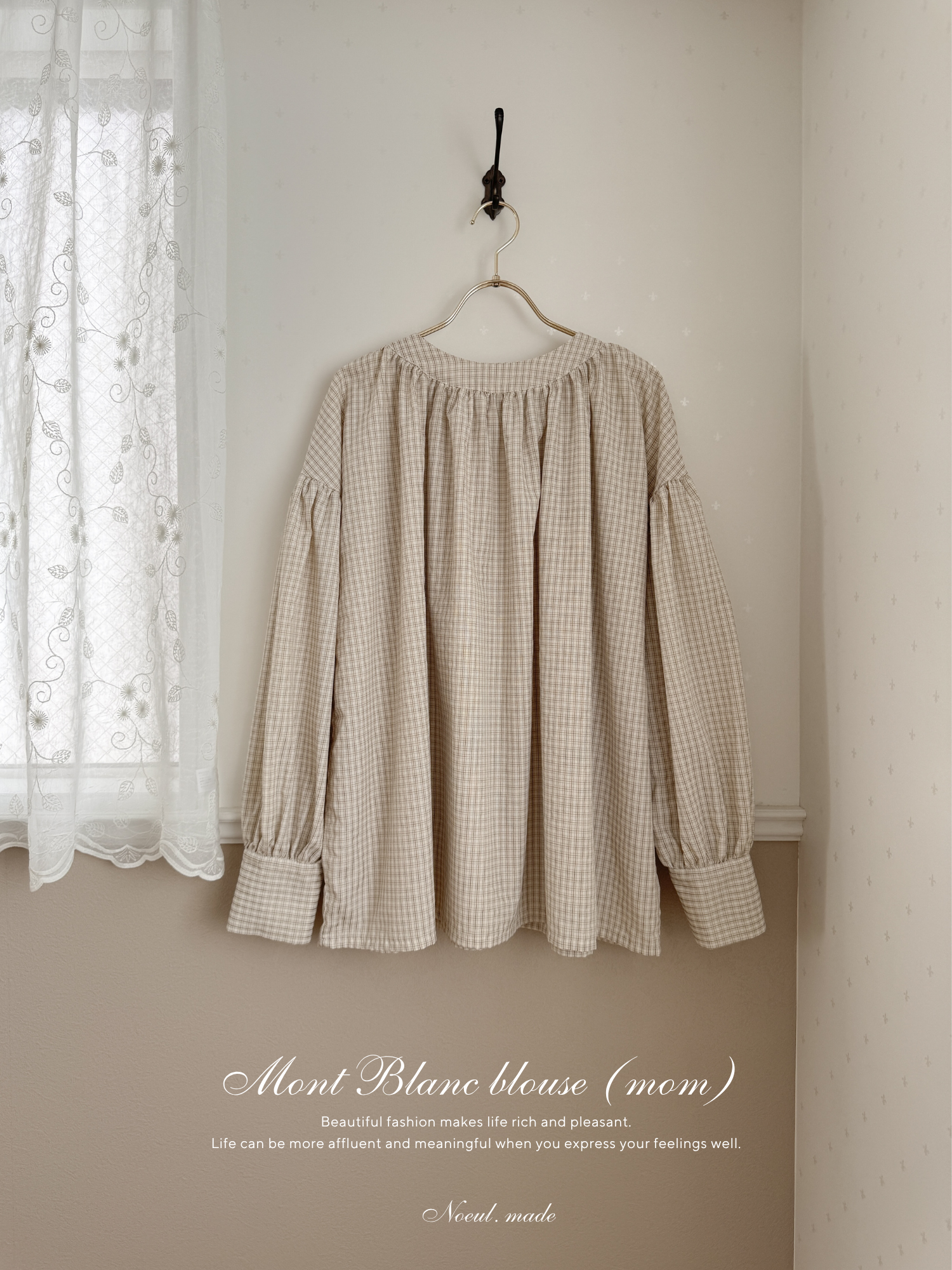 *Noeul.made* Mont Blanc blouse (mom)