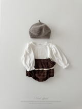 Check lace bloomer