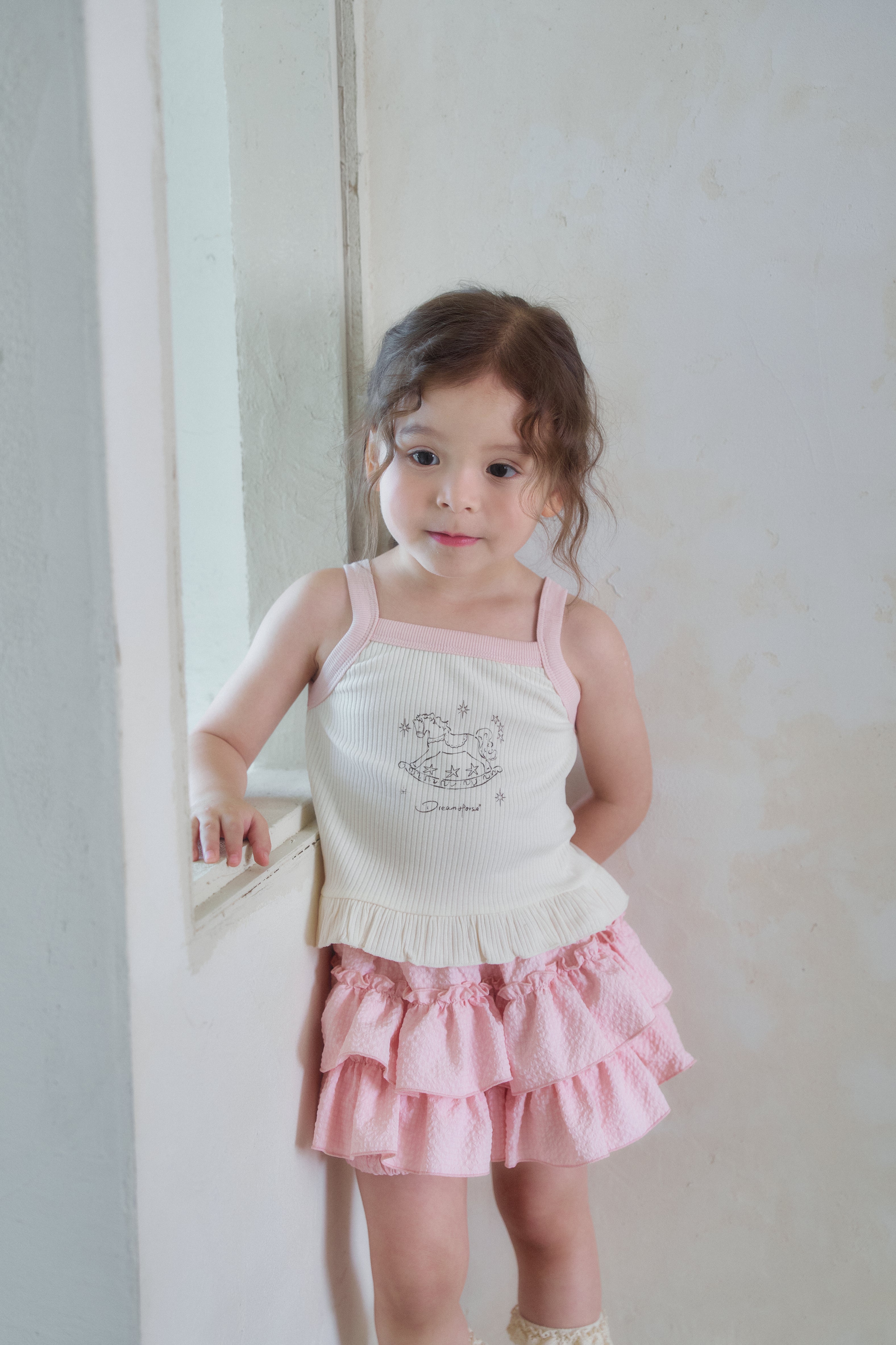 ［momo ann］Frill camisole