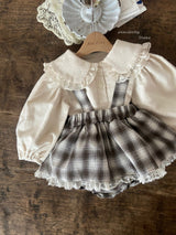 ［Anne shirley］Benny bloomer skirt (check)