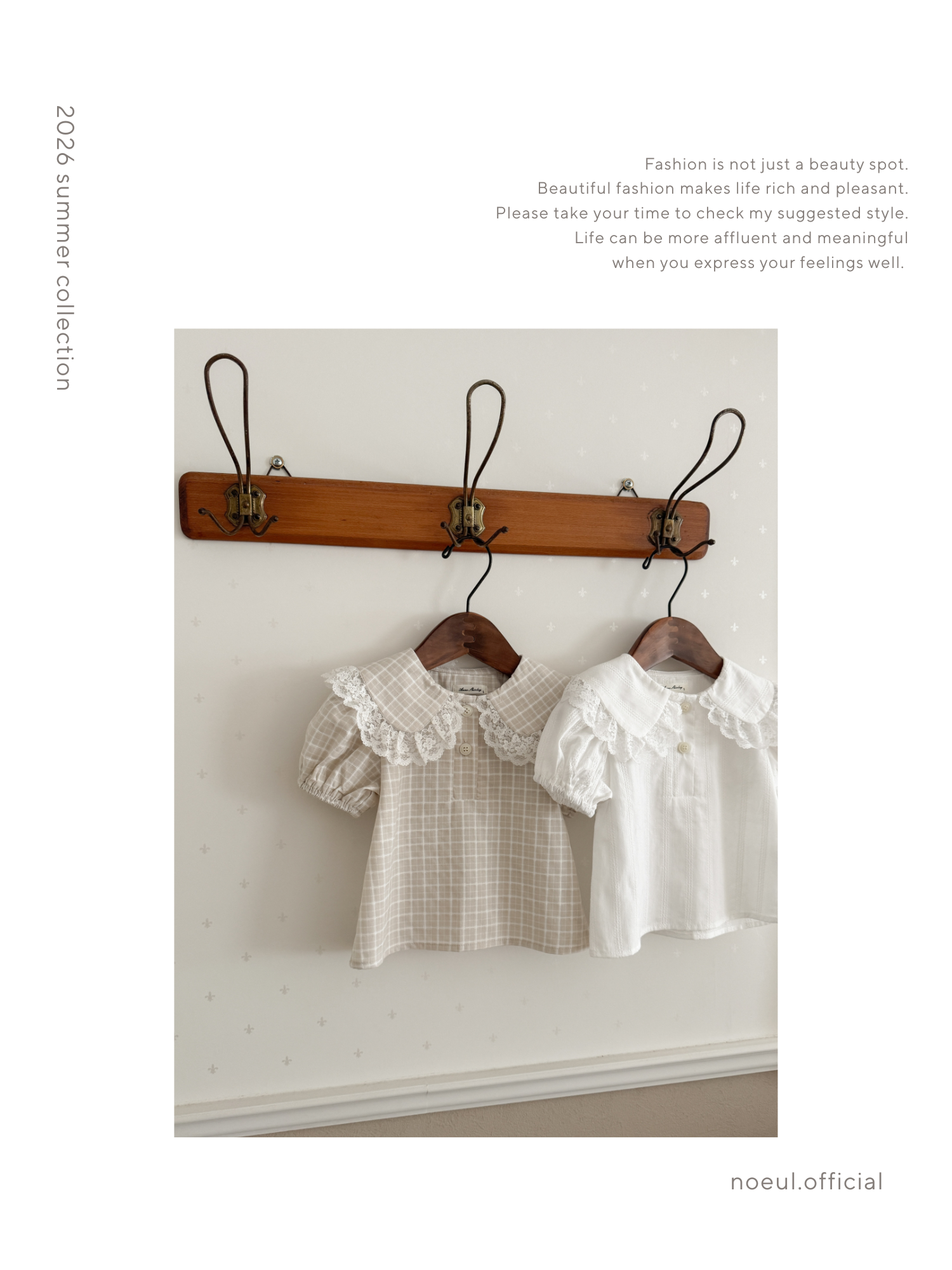 Roan lace collar blouse