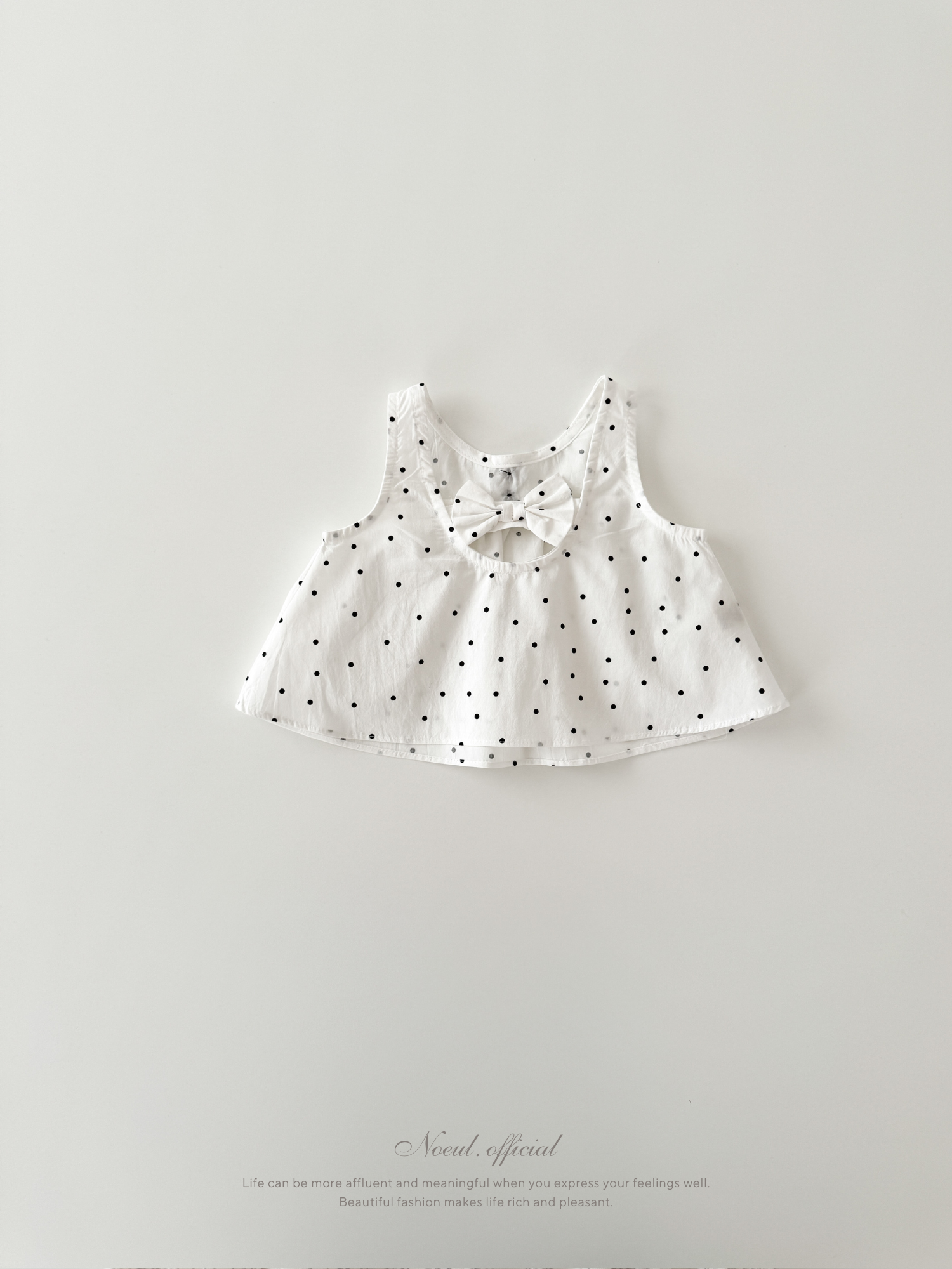 Bubble sleeveless blouse (baby)