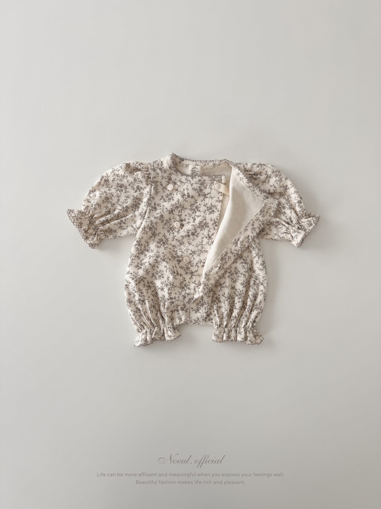 Flower glowly rompers