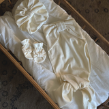 ［peekaboo］Ribbon newborn swaddle