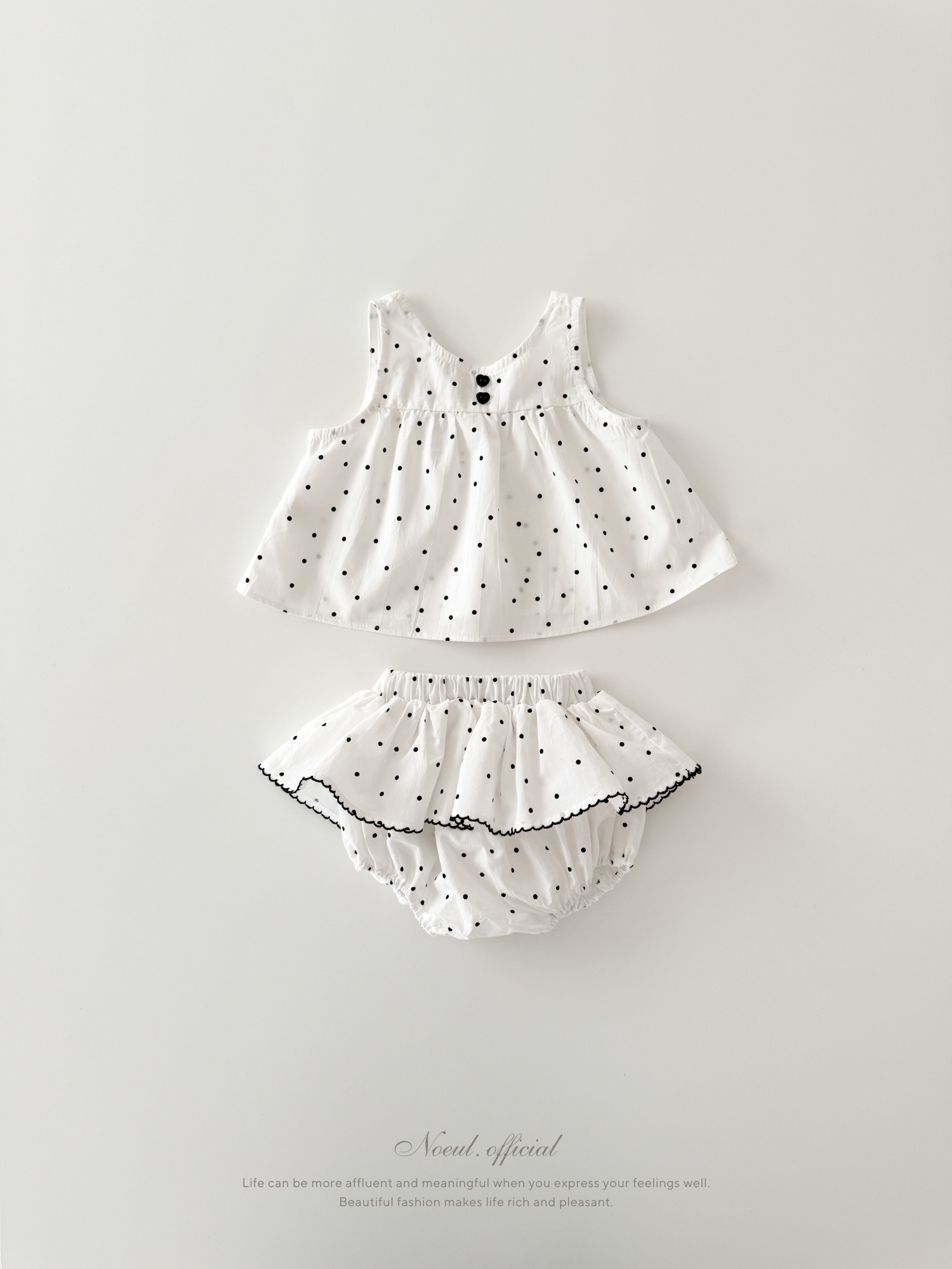 Bubble sleeveless blouse (baby)