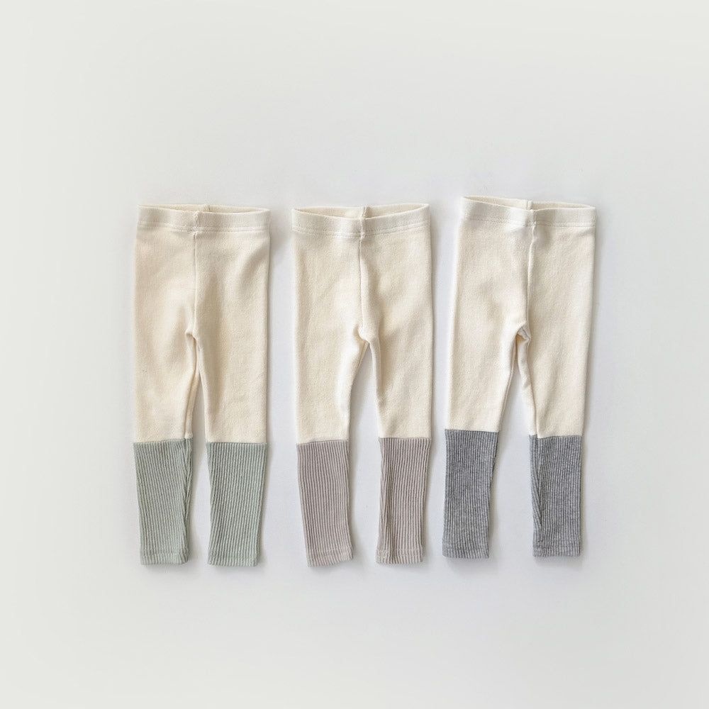 [whitesketchbook] Rib coloration leggings