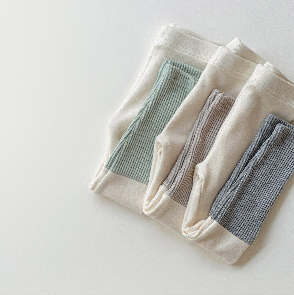[whitesketchbook] Rib coloration leggings