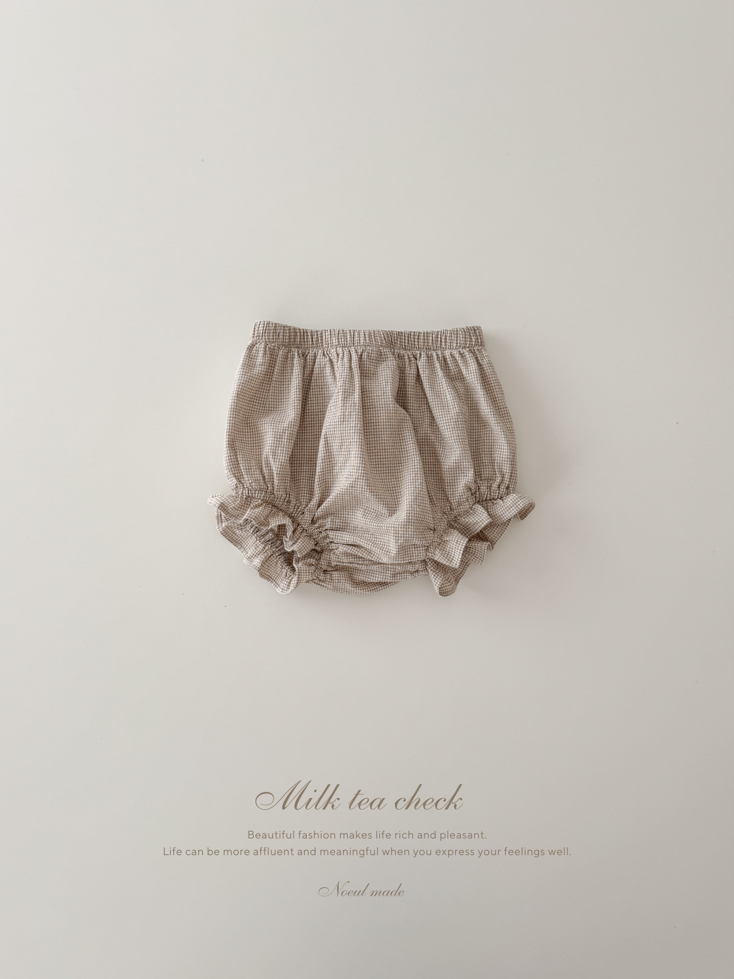 *Noeul.made* Muffin frill bloomer