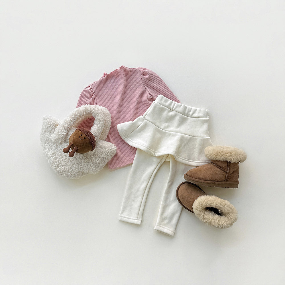 [whitesketchbook] Mink skirt leggings