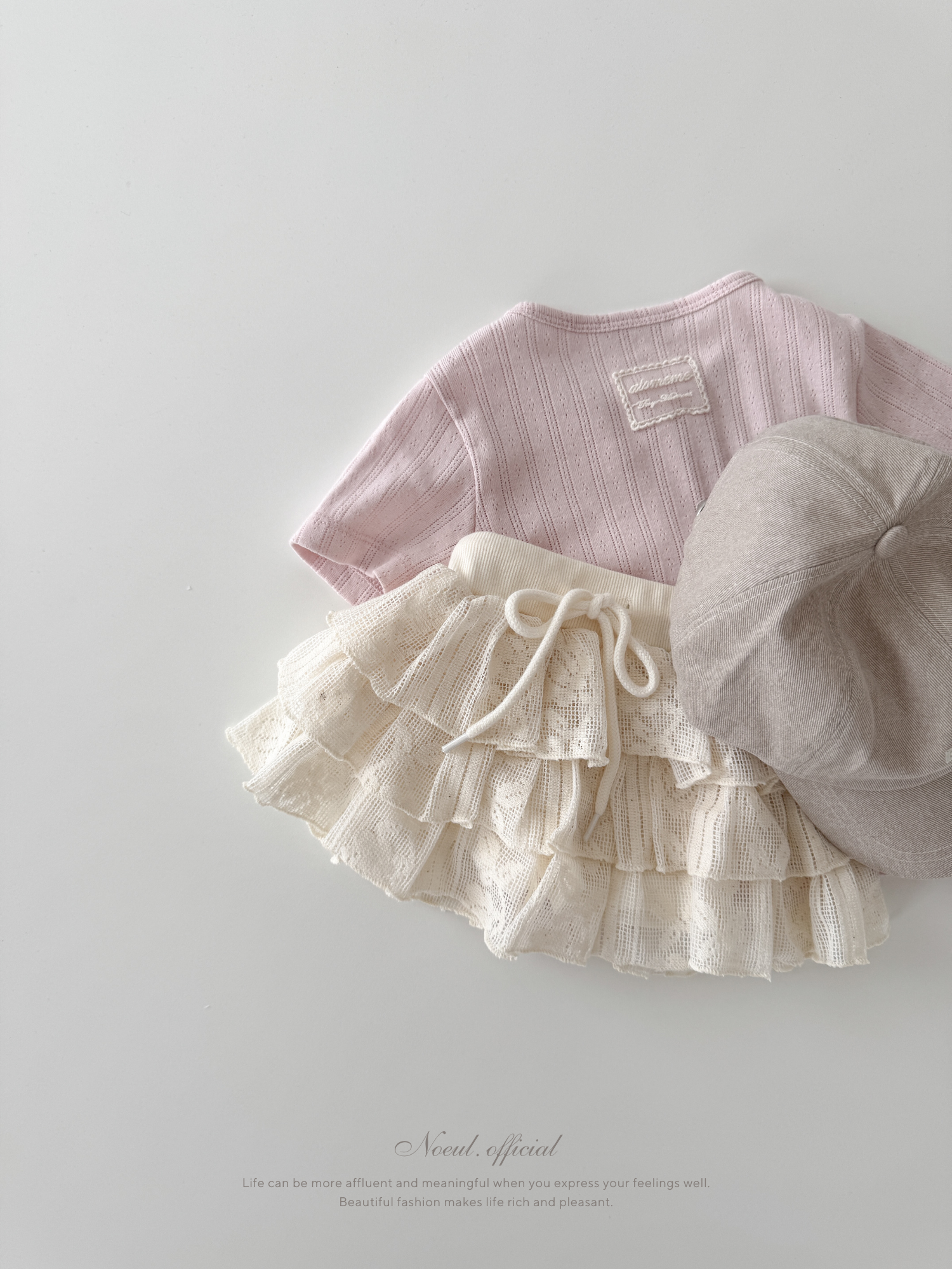 More eyelet tee