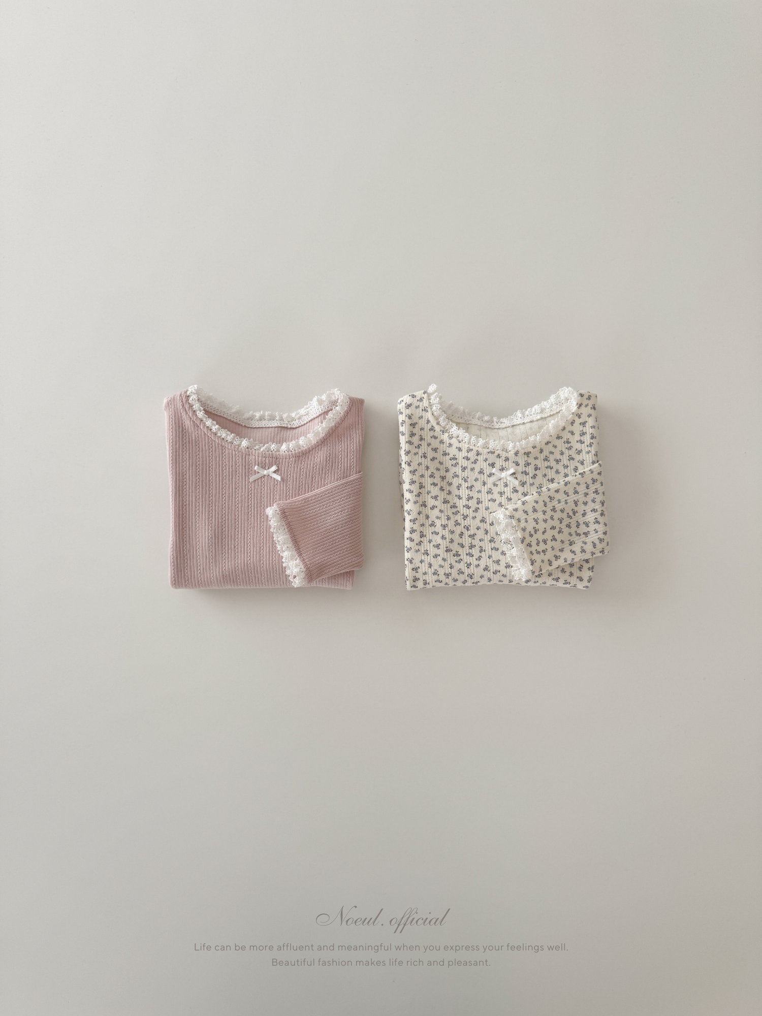 Mable ribbon lace tee