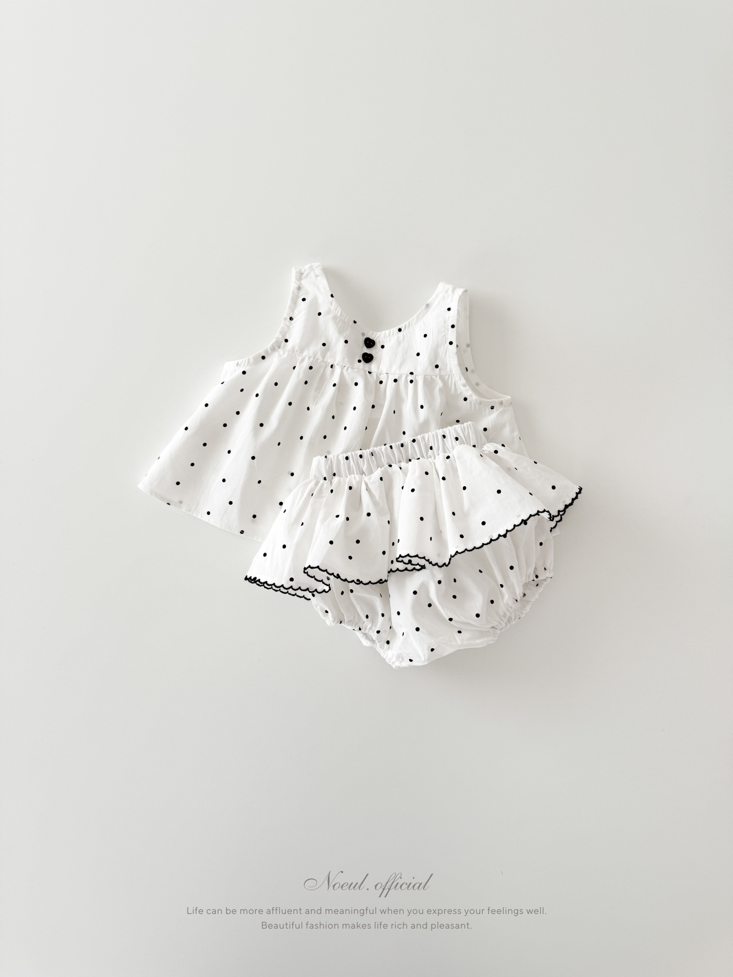 Bubble sleeveless blouse (baby)