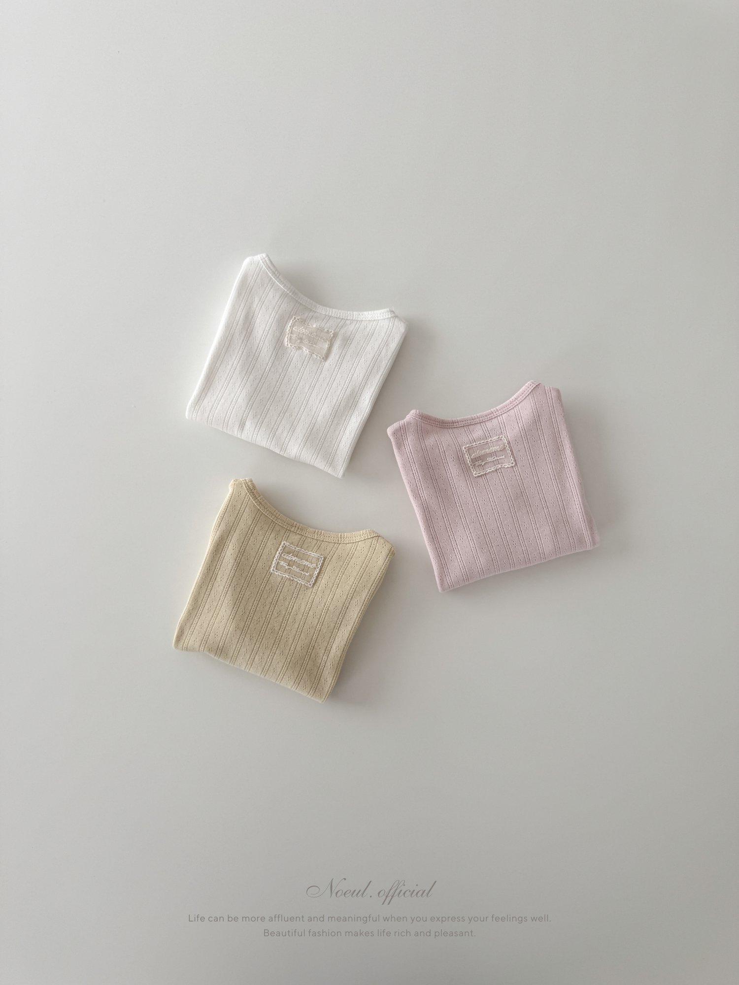 More eyelet tee