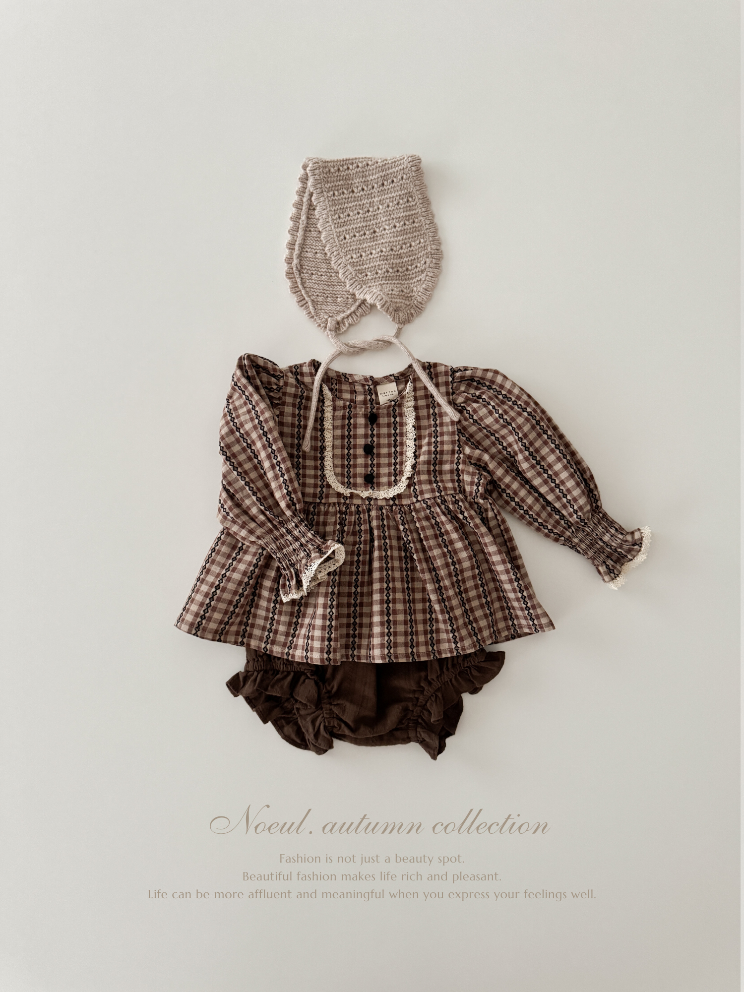 *Noeul.made* Muffin frill bloomer