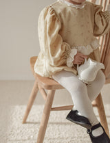 ［Anne shirley × Noeul.］Chanpagne flower rompers