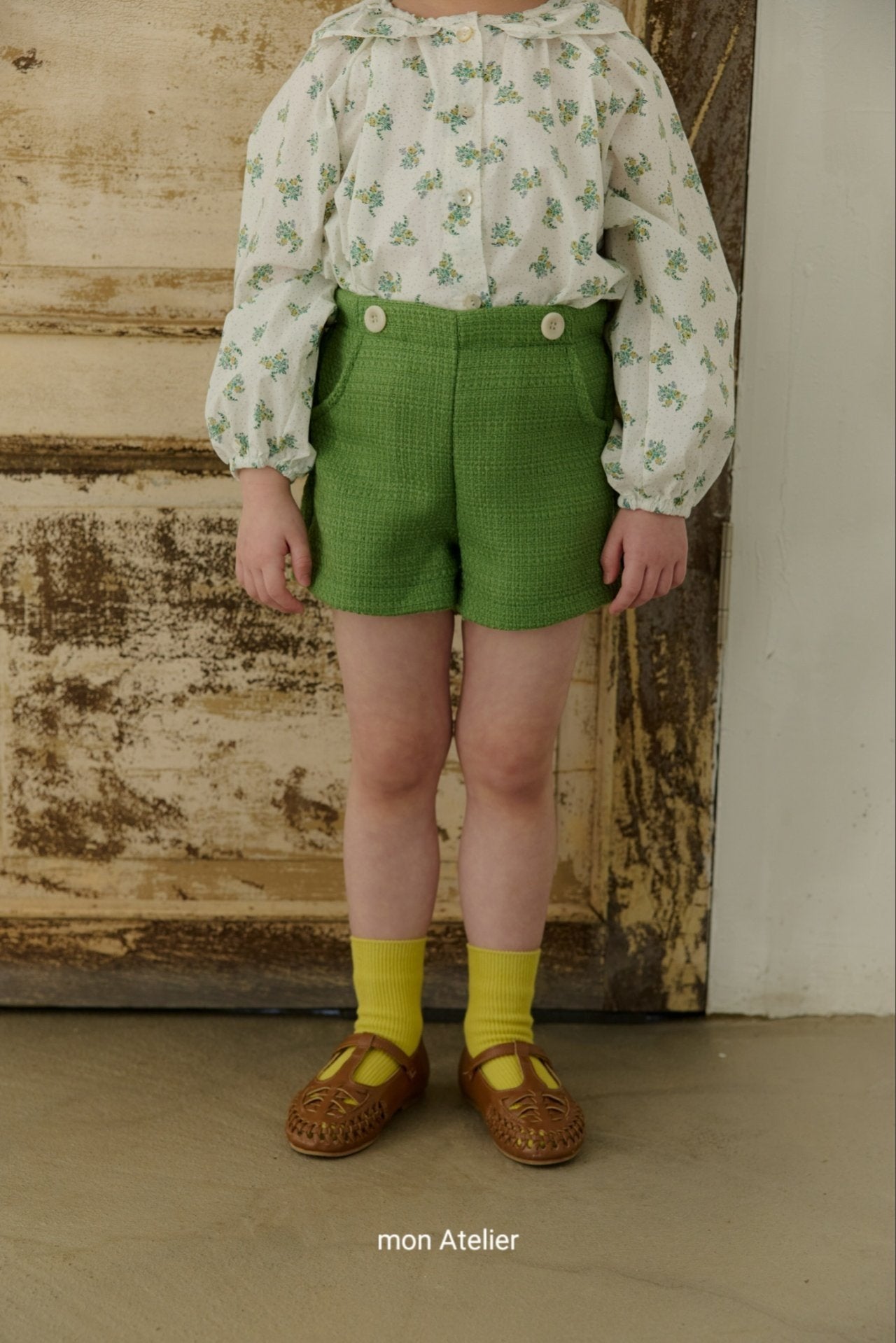 ［mon Atelier］Vivid short pants