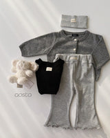 ［Aosta］Jelly Waffle Pants