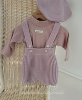 ［Aosta］Knit overalls