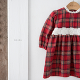 ［mkids］Holly check one-piece