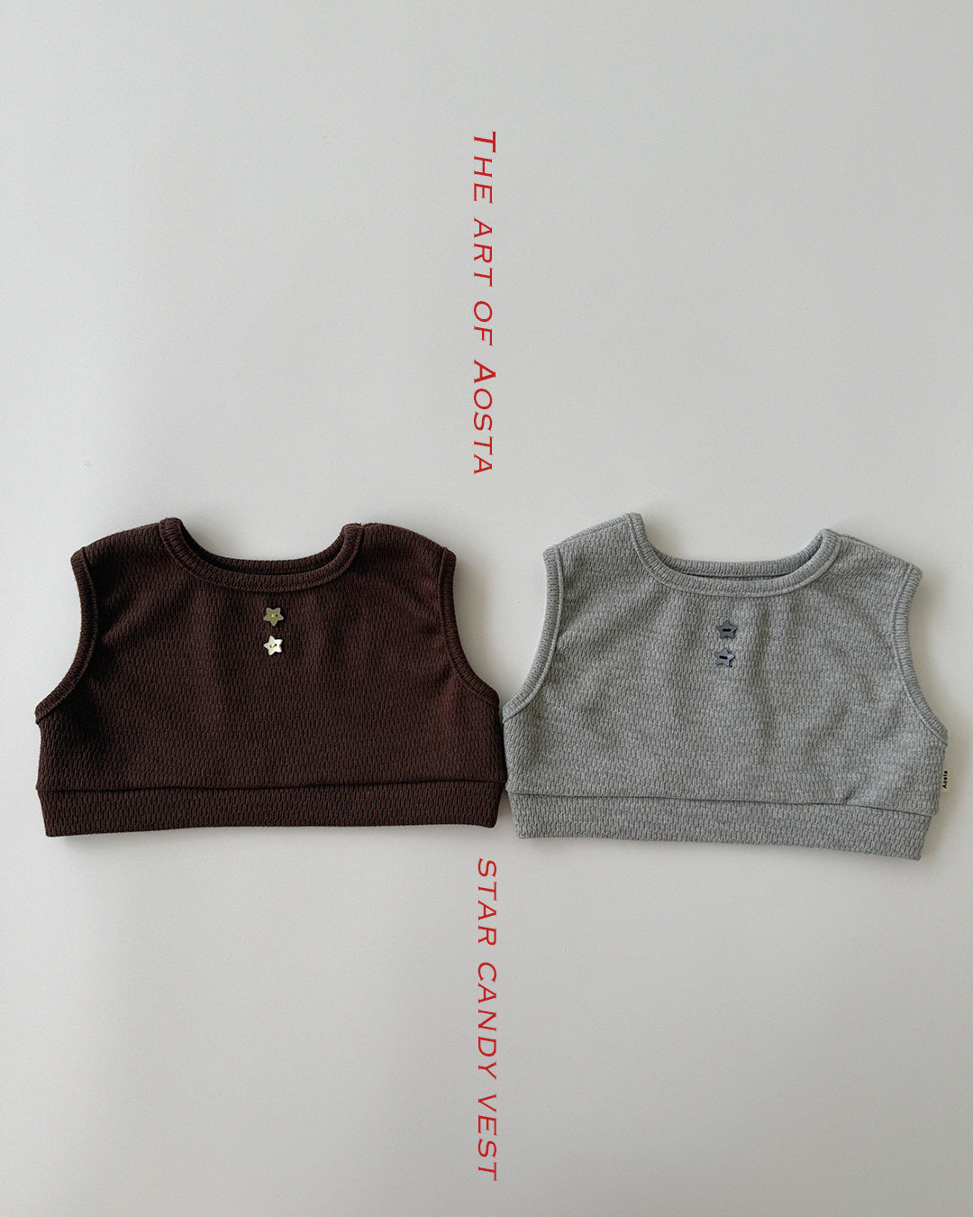 ［Aosta］Star Candy Vest
